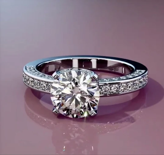 anillo de diamante